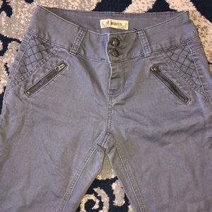 Gray Skinny Pants